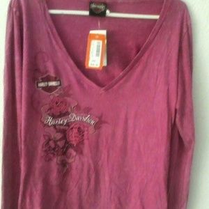 NWT Harley Davidson XL long sleeve tee